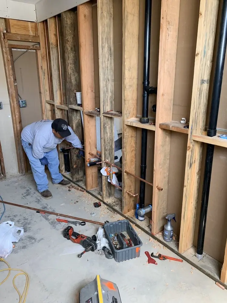 Commercial rough-in plumbing for Gas Line Repair in Livingston - McNaughten
